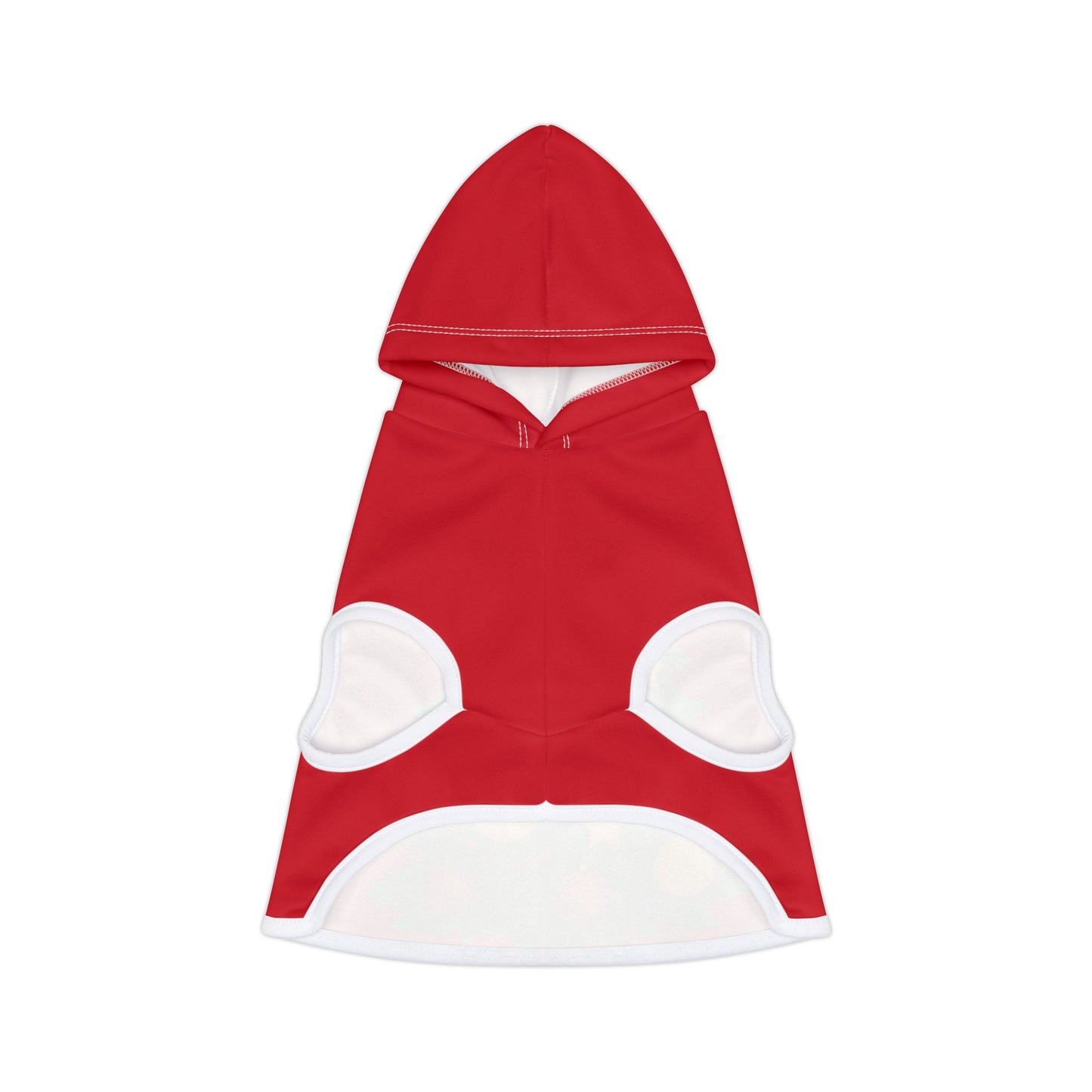 Pet Hoodie - Festive Christmas Tree Dog & Cat Hoodie, Holiday Red Pet Sweatshirt