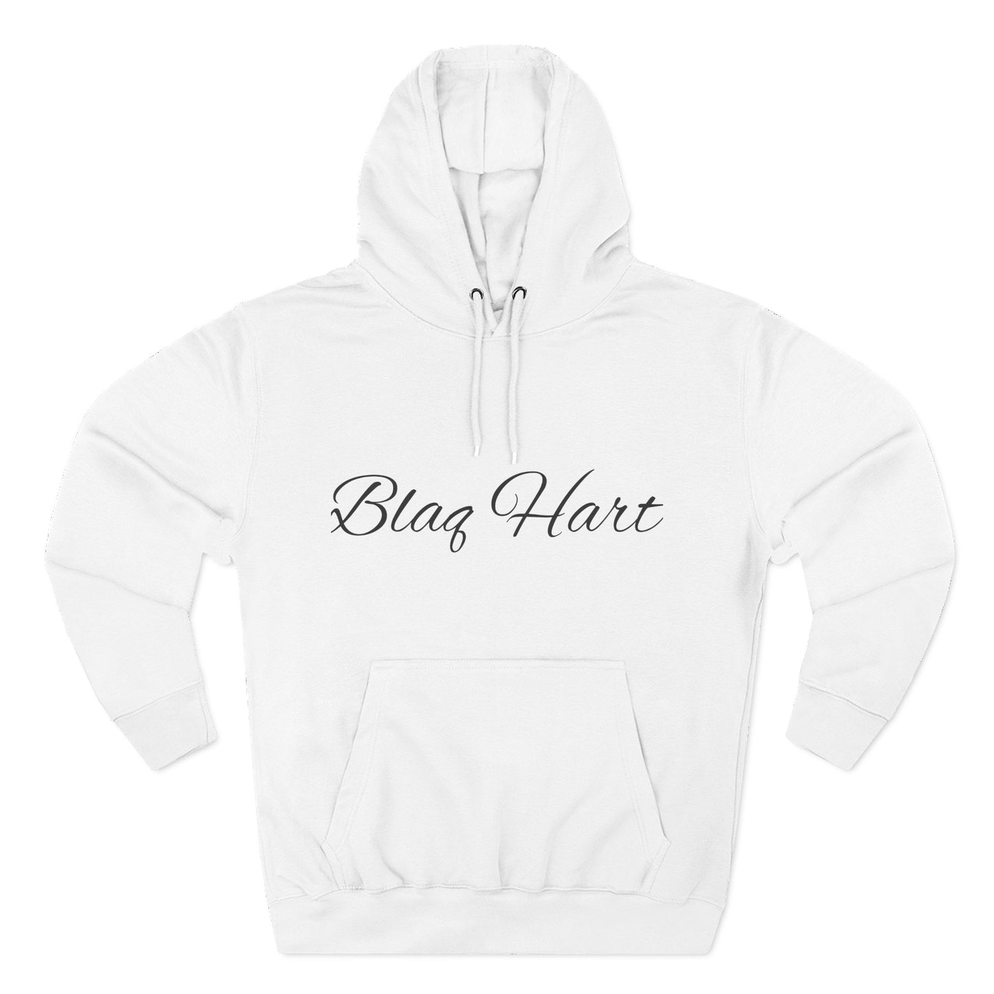 Blaq Hart Hoodie - Cozy Three-Panel Fleece for Everyday Comfort
