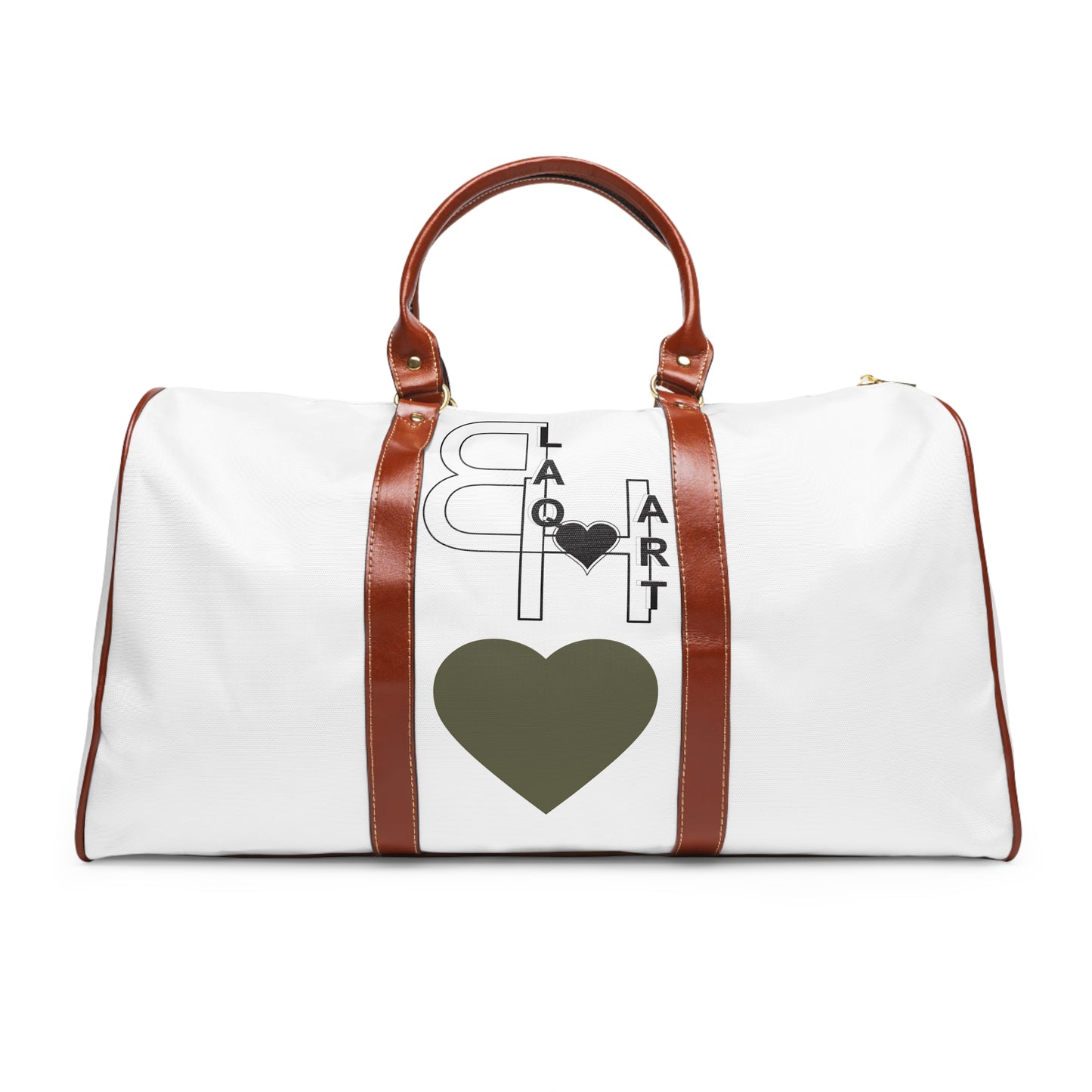 Travel Bag — 'BLQ Art' Heart Logo Waterproof Weekender