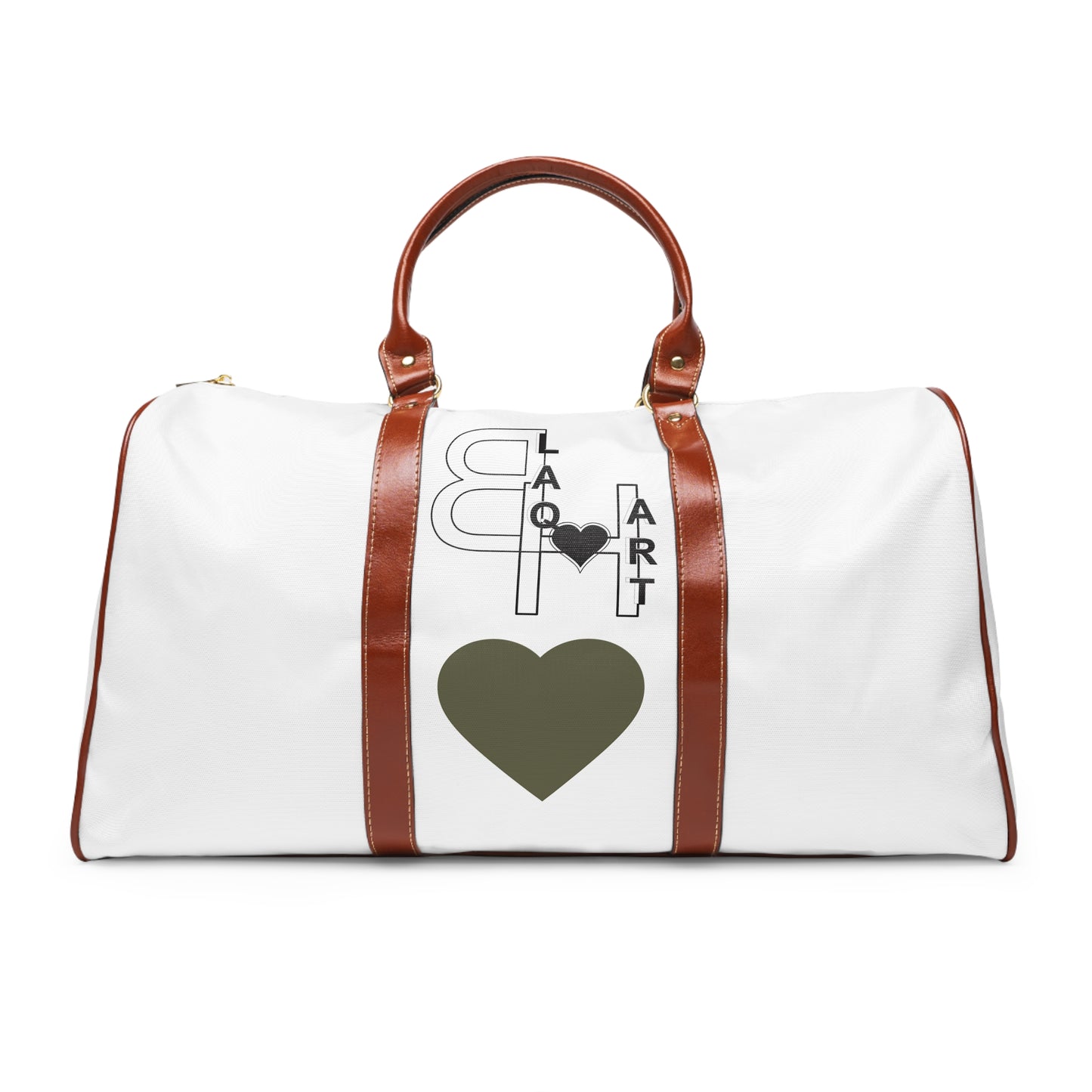 Travel Bag — 'BLQ Art' Heart Logo Waterproof Weekender