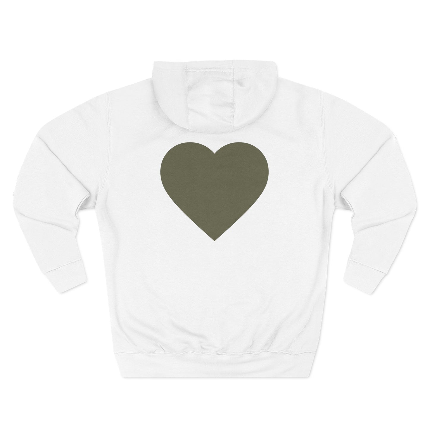 Blaq Hart Hoodie - Cozy Three-Panel Fleece for Everyday Comfort
