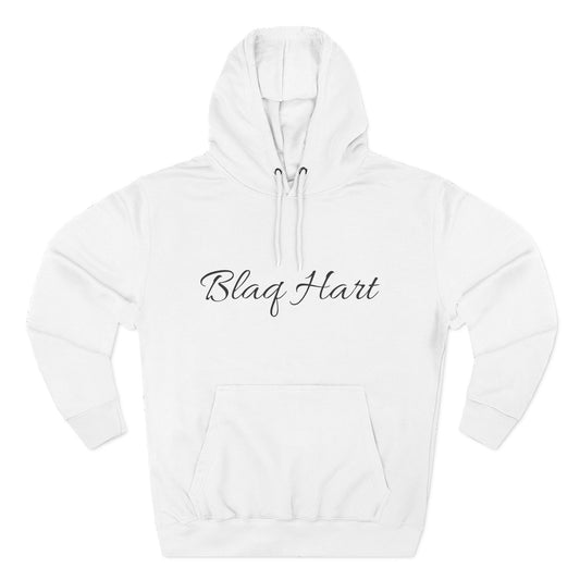 Blaq Hart Three-Panel Fleece Hoodie - Cozy Love Design